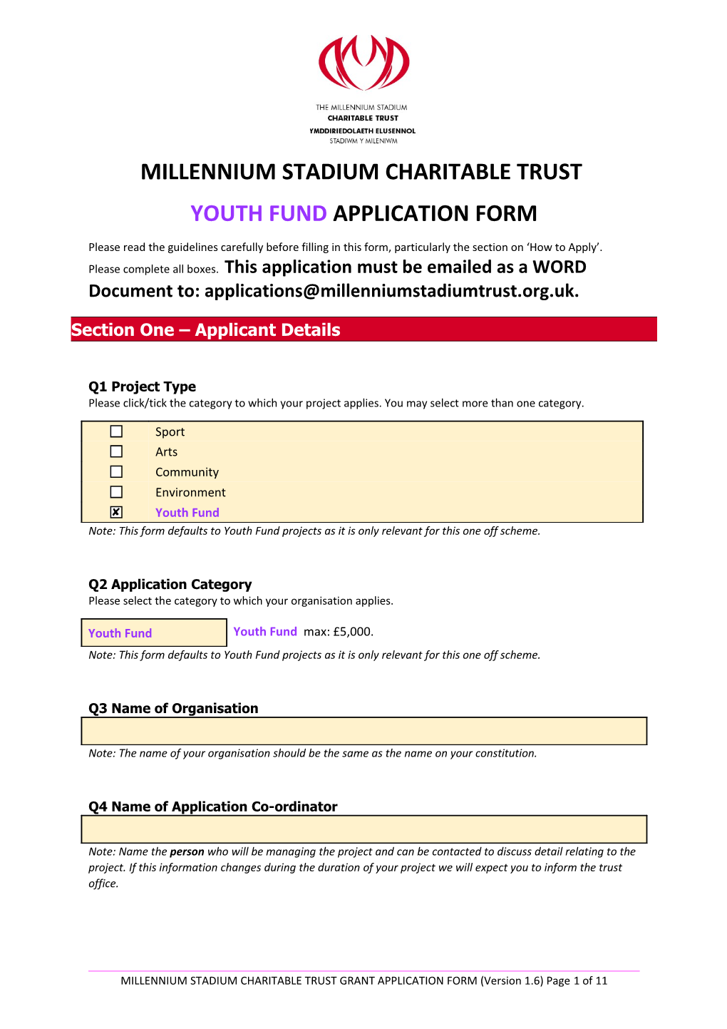 Millennium Stadium Charitable Trust