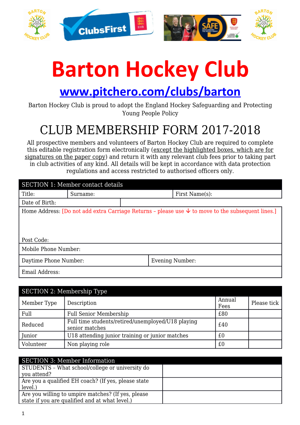 Barton Hockey Club