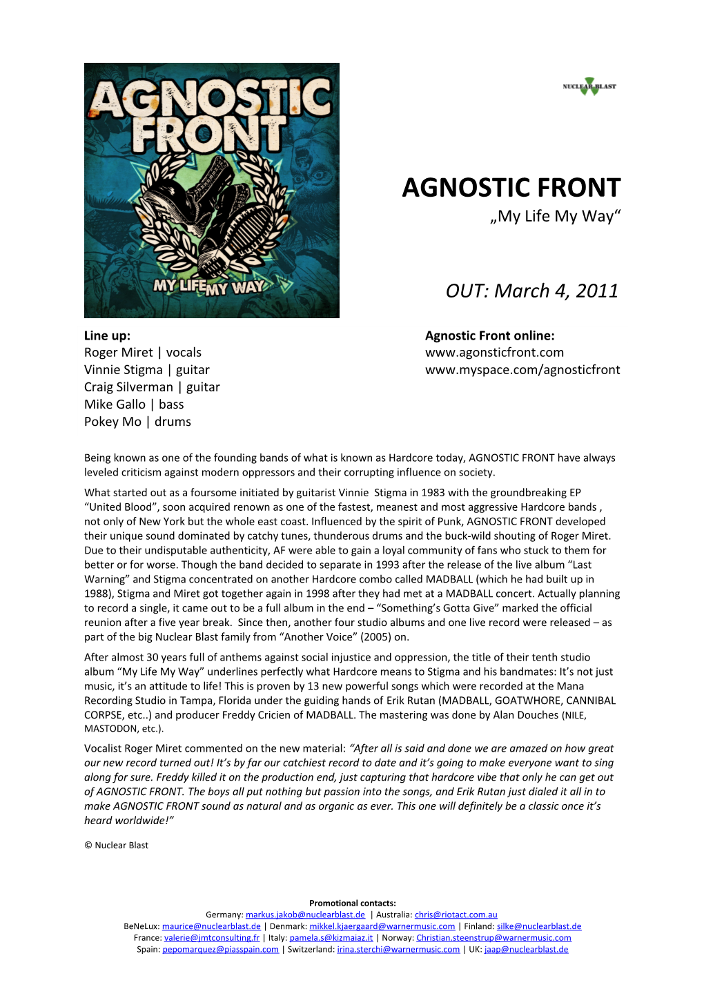 Agnostic Front