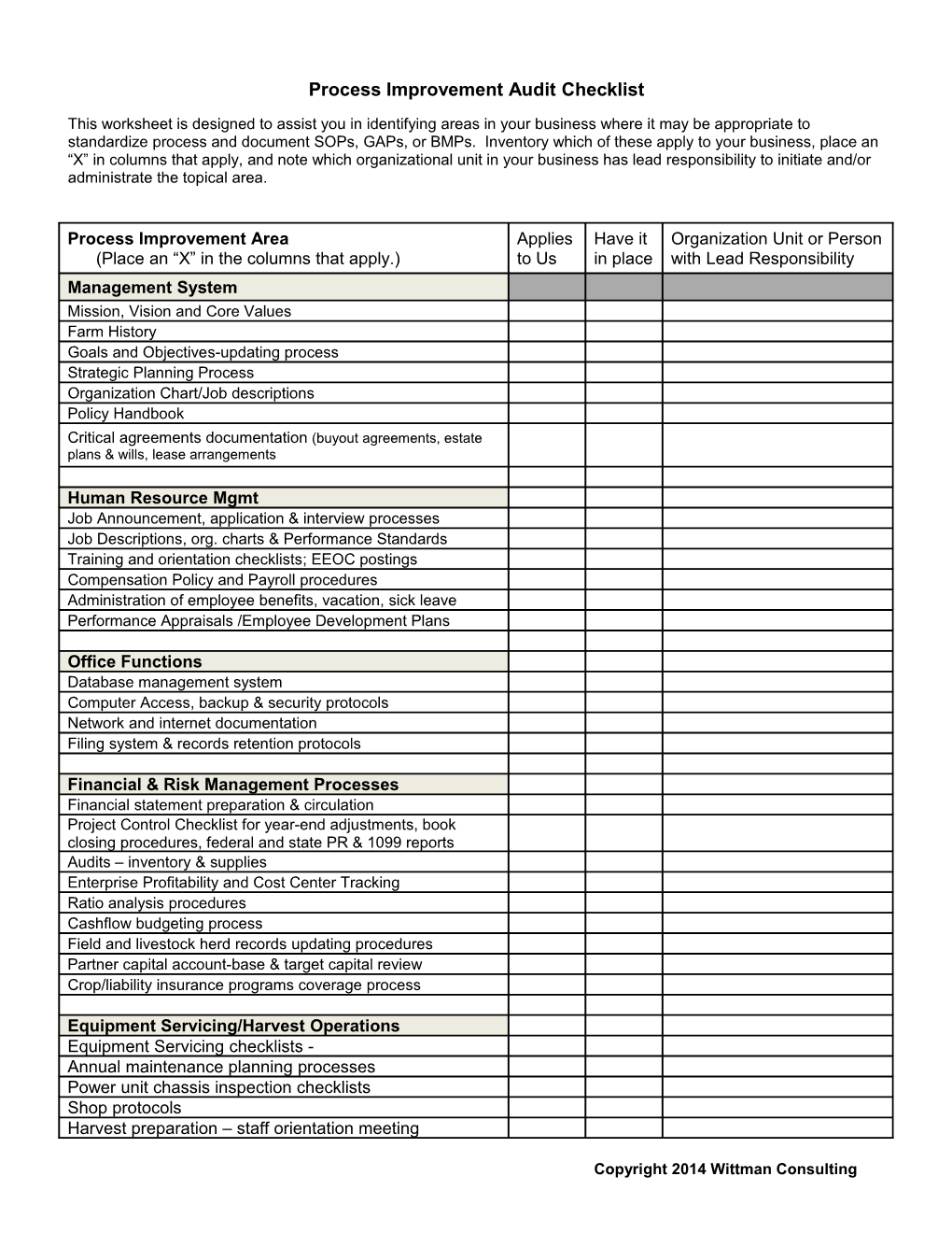 Farm Management Proficiency Test