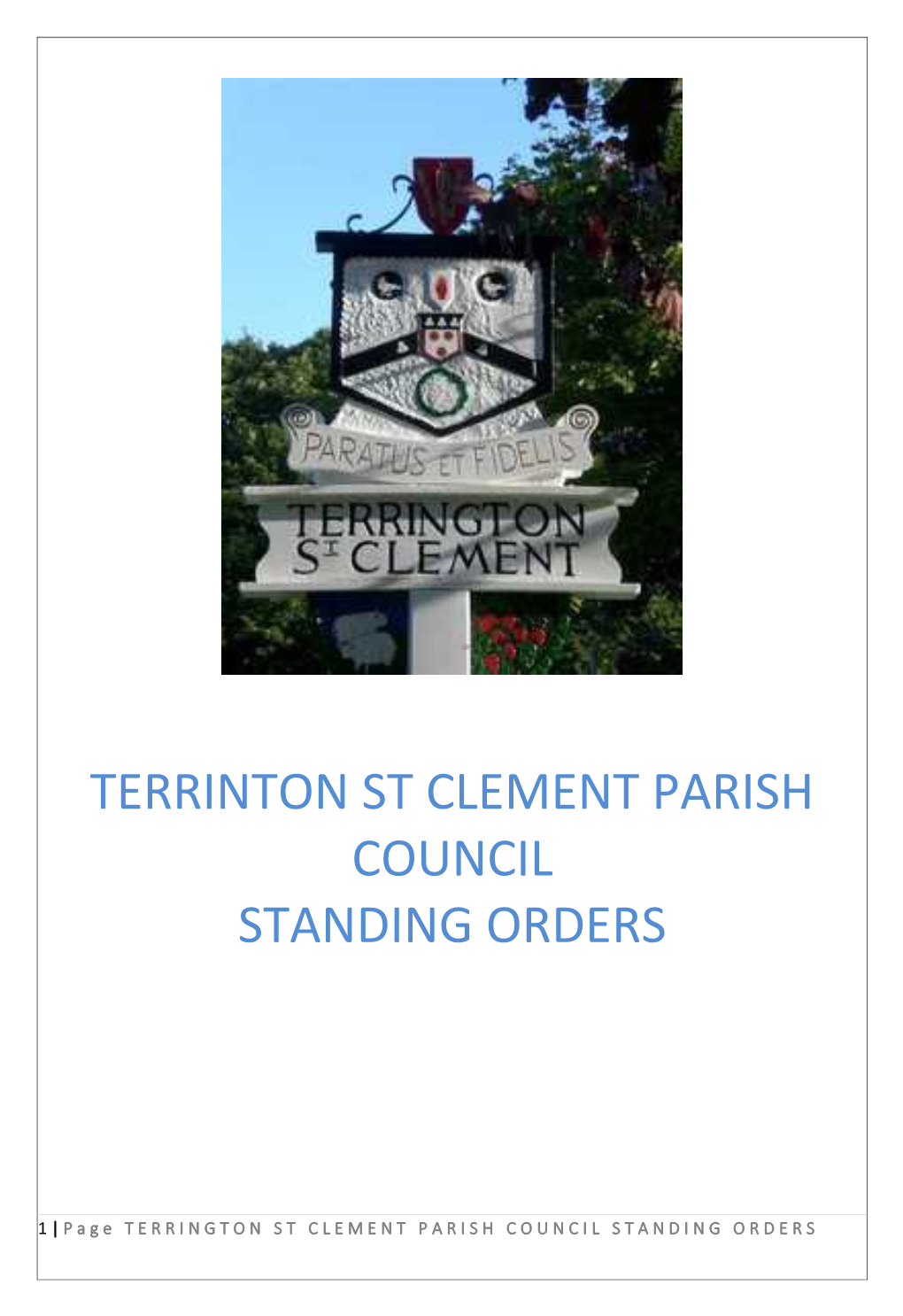 Terrinton St Clement Parish Council