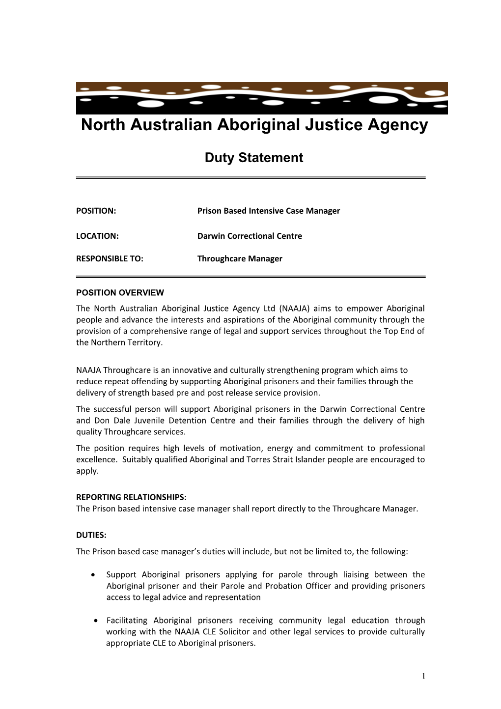 North Australian Aboriginal Justice Agency