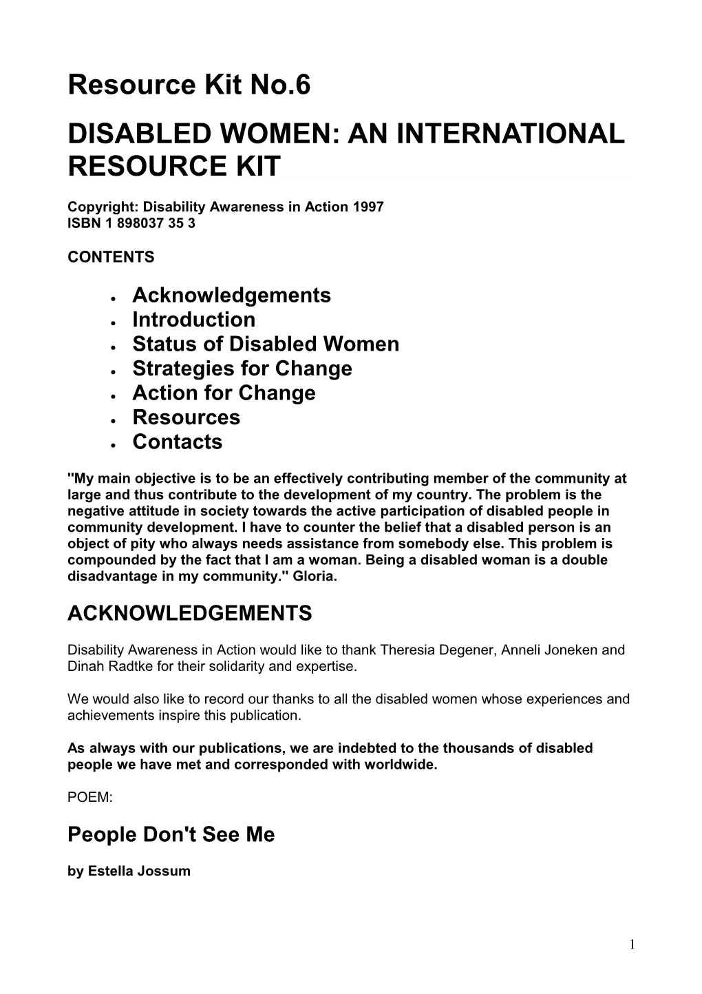 Resource Kit No