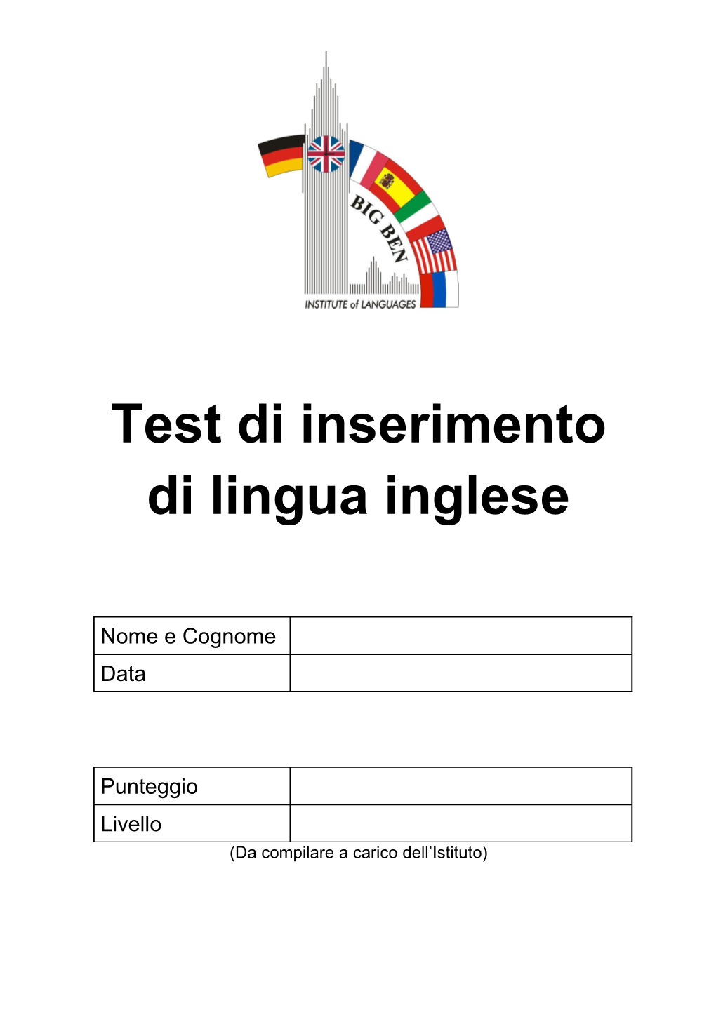 Test Di Inserimento