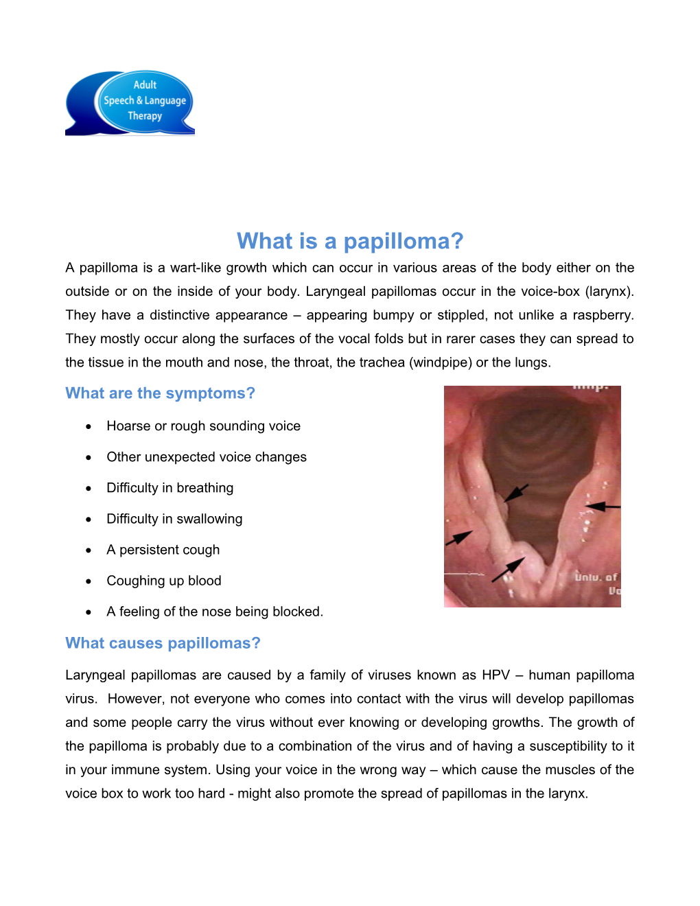 What Is a Papilloma?