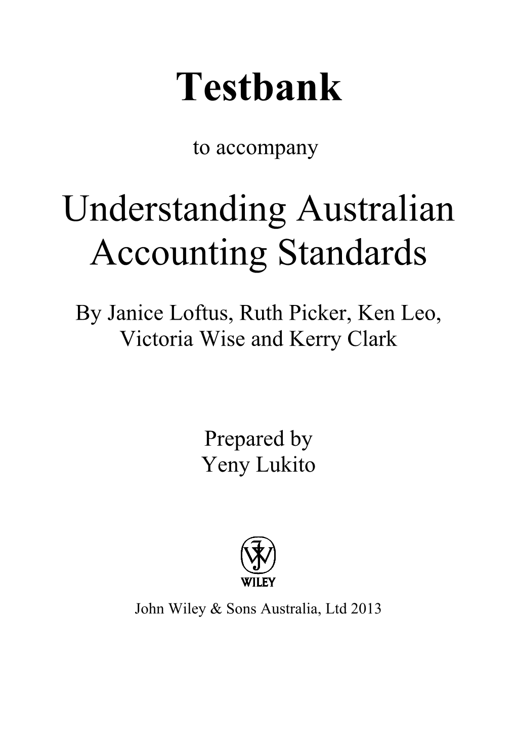 Chapter 1: Accounting Regulation and the Conceptual Framework