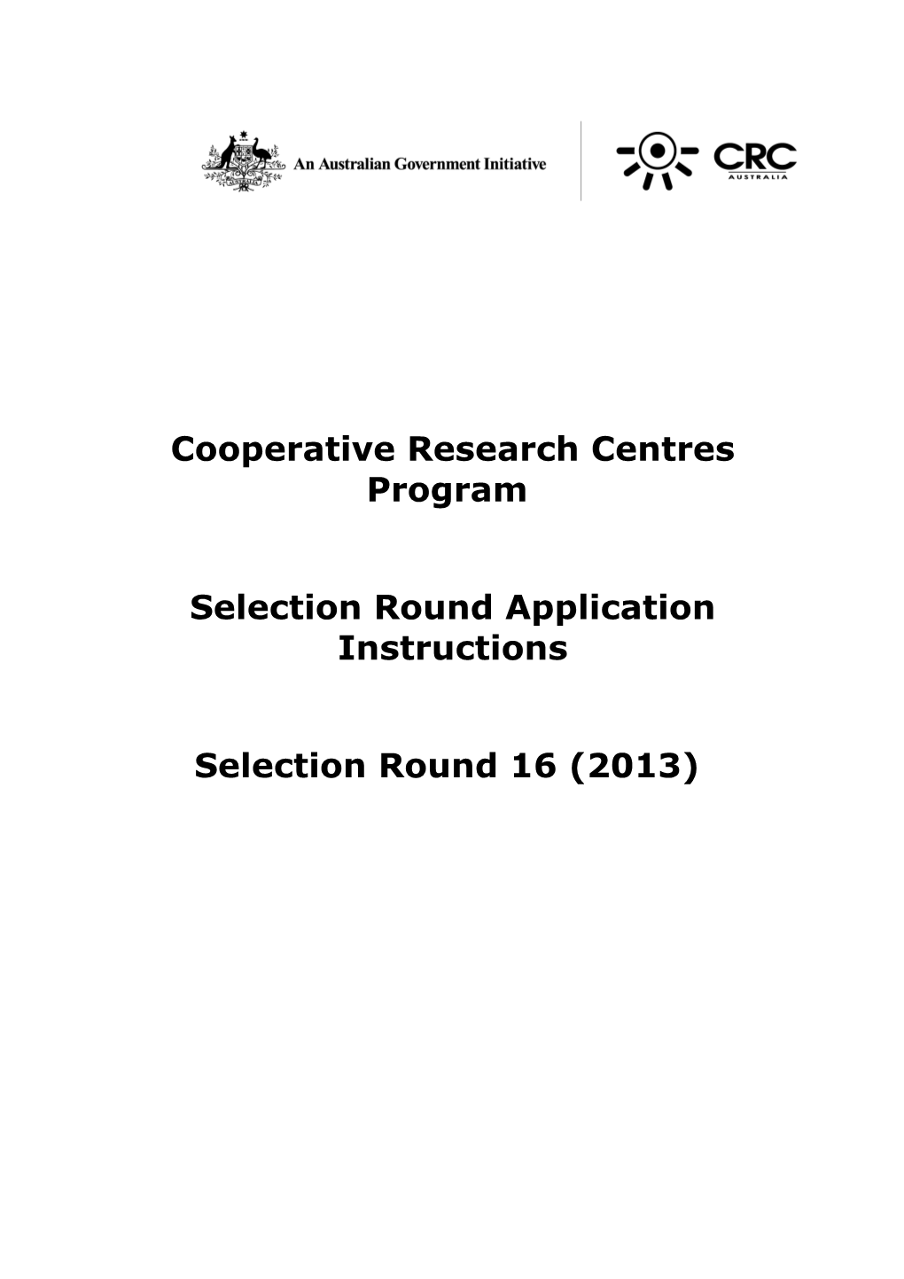 Cooperative Research Centres Program