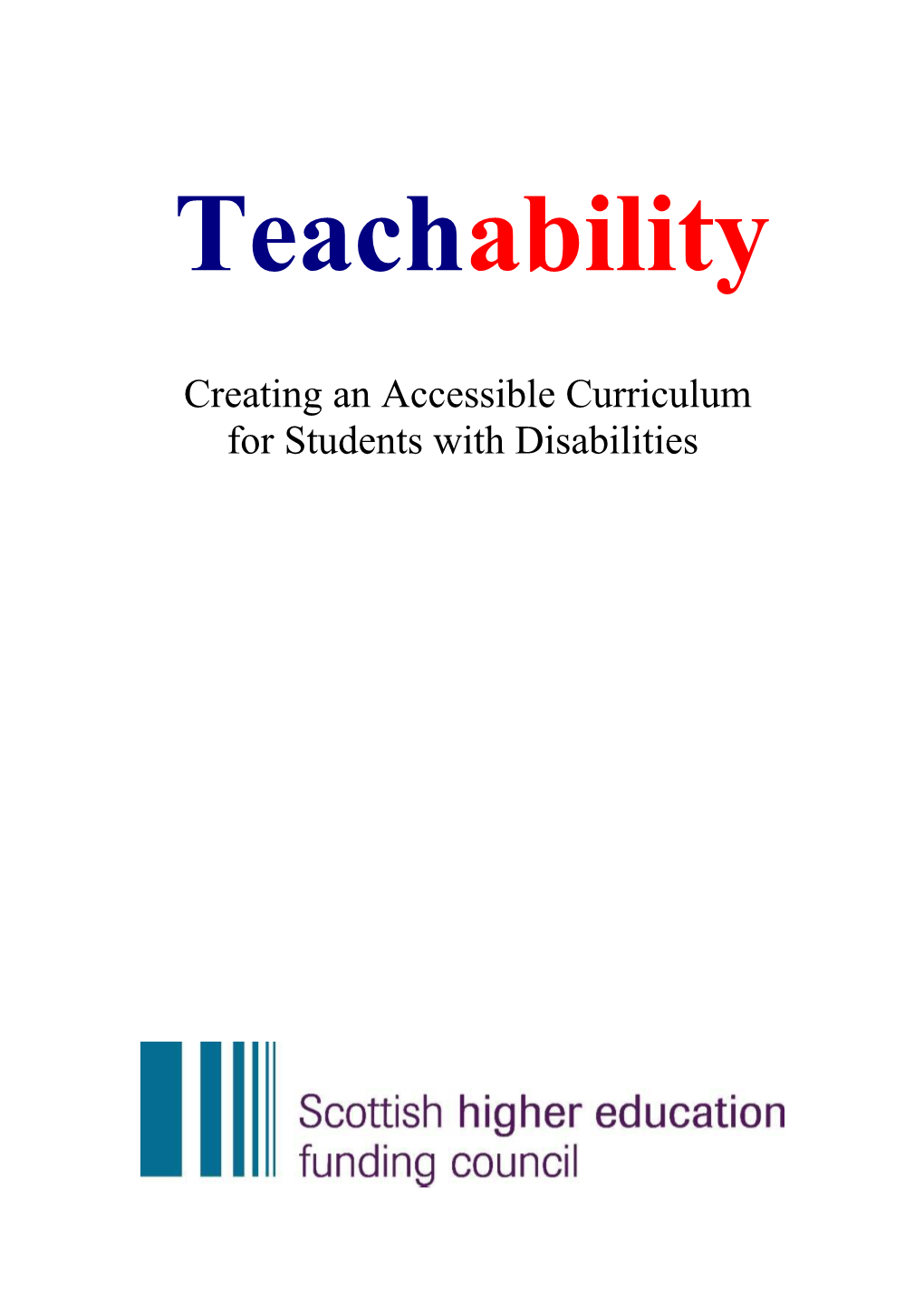 Creating an Accessible Curriculum for Students with Disabilities