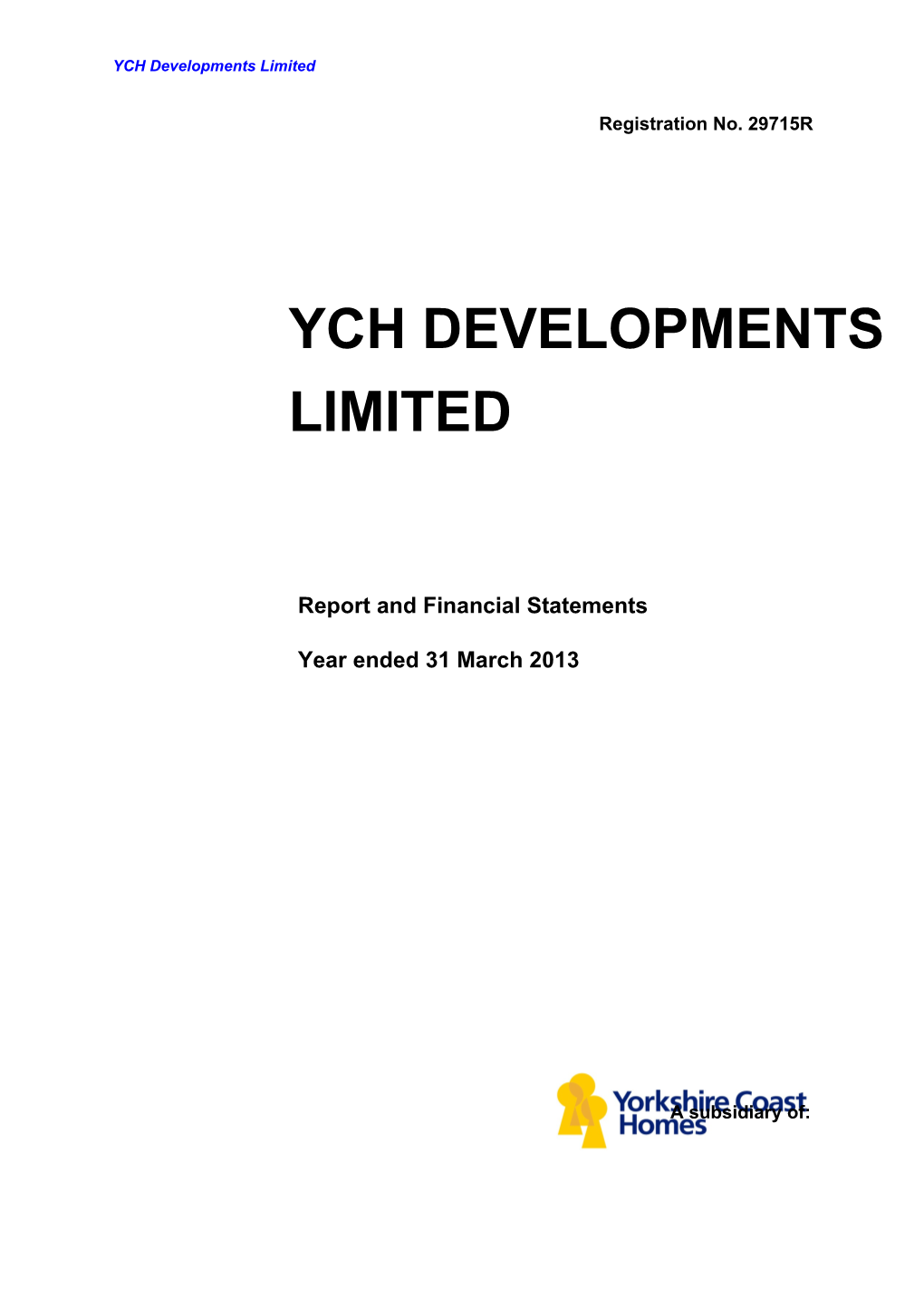 YCH Developments Limited