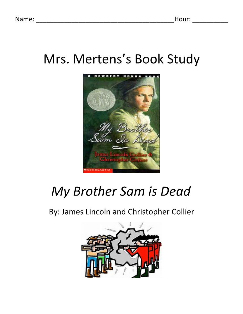 Mrs. Mertens S Book Study