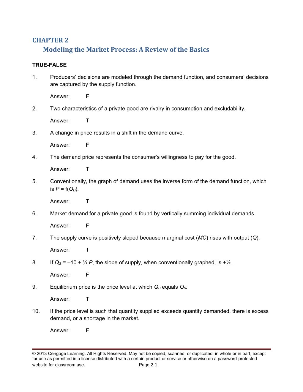 CHAPTER 2Modeling the Market Process: a Review of the Basics