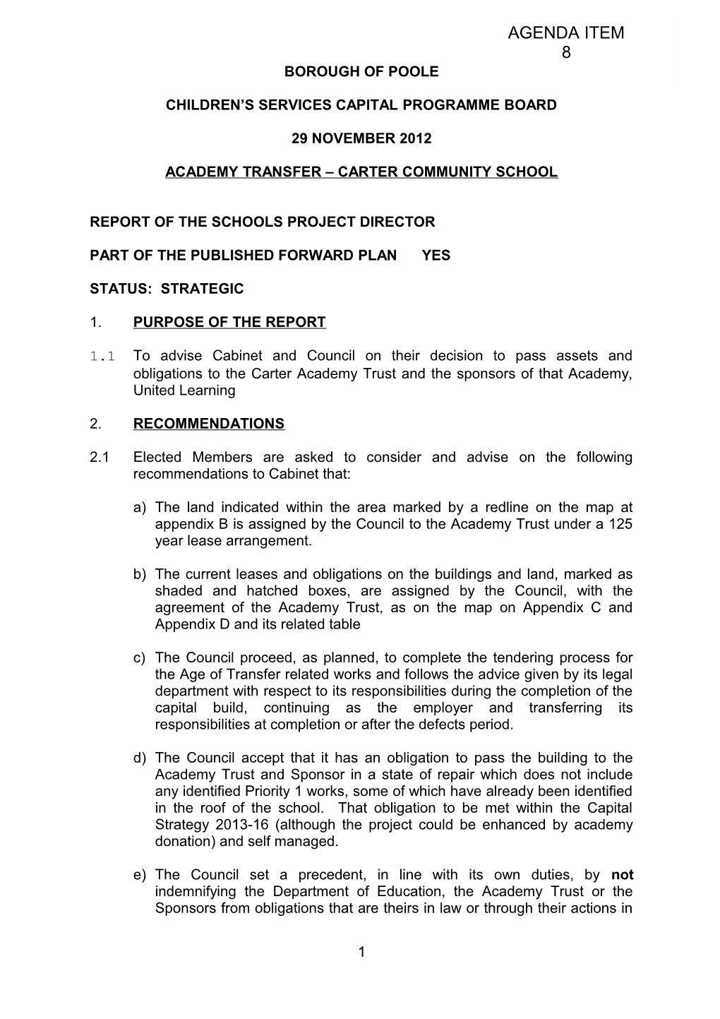School Organisation: Proposal to Consult on Combining Hillbourne First School and Nursery