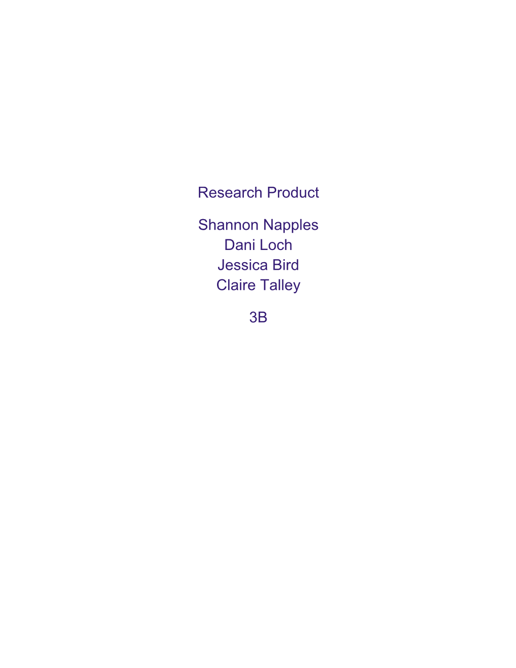 Research Product