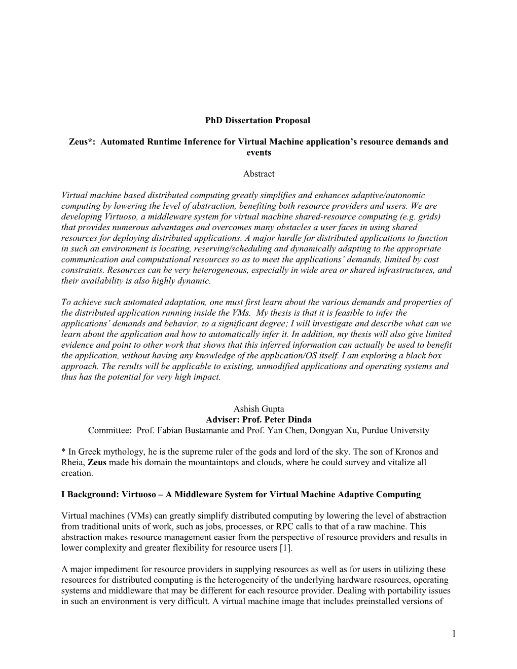 Phd Dissertation Proposal