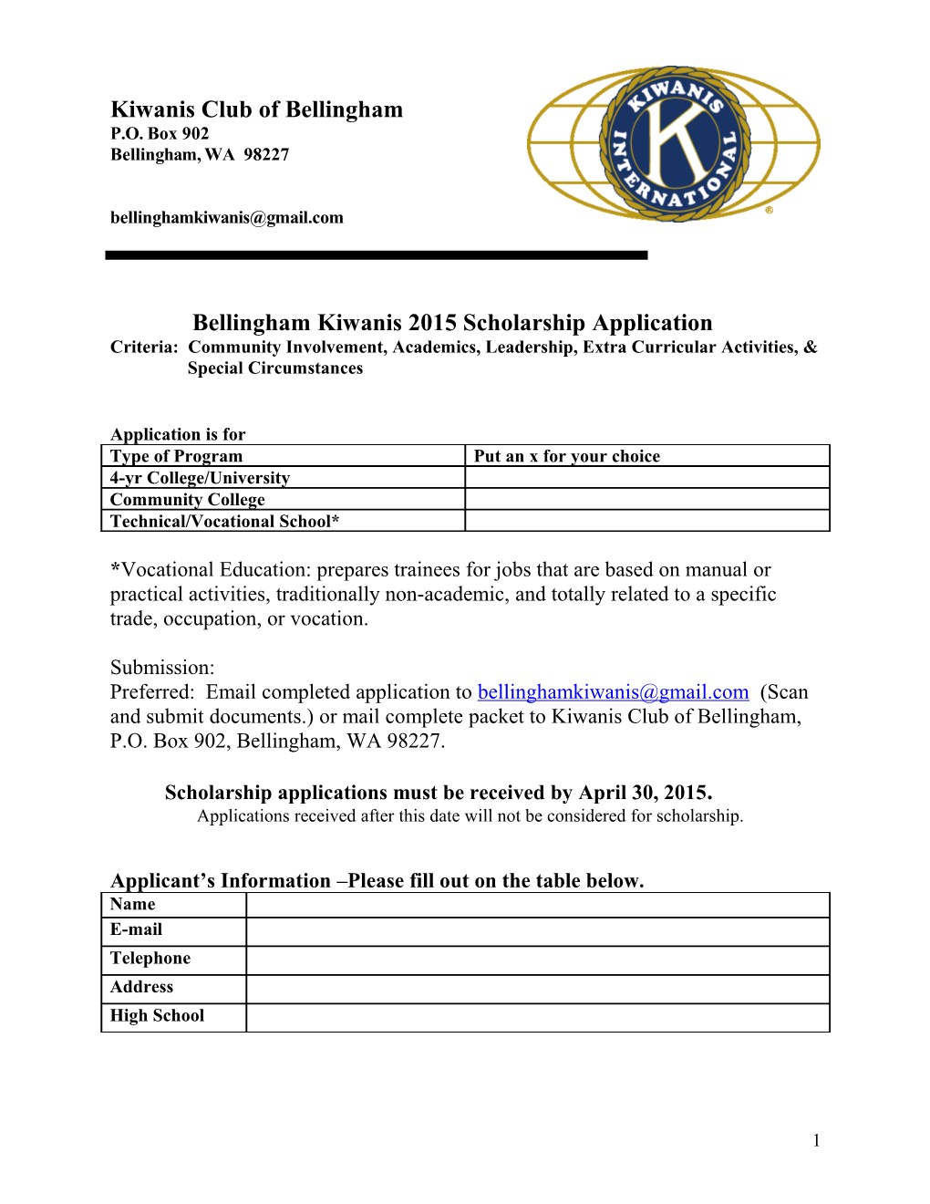 Kiwanis Club of Bellingham