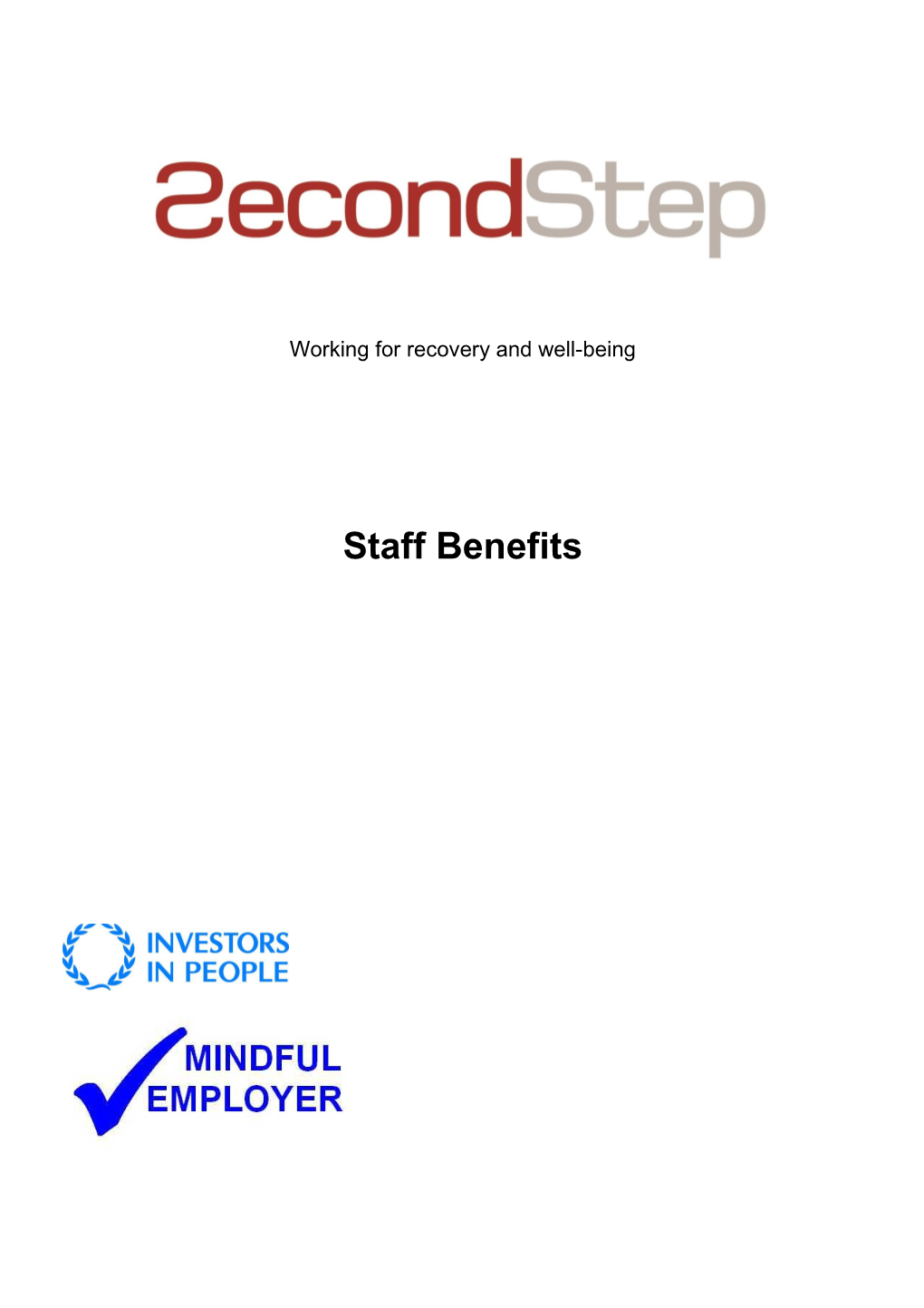 Working for Recovery and Well-Being