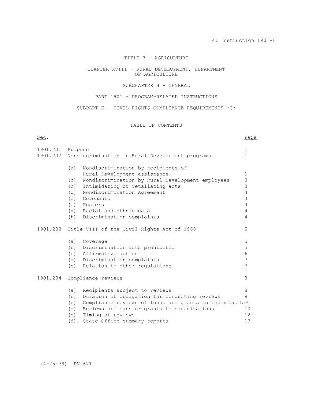 Chapter Xviii Rural Development, Department