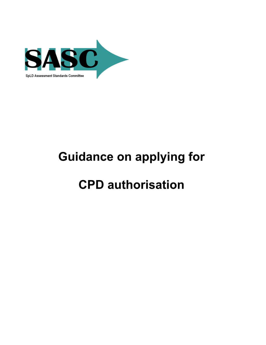 Becoming an External CPD Provider: Guidance on Applying for Authorisation
