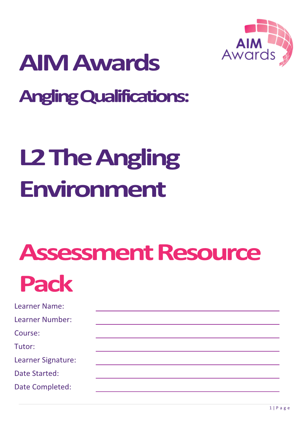 L2the Angling Environment