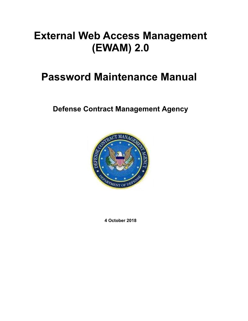 External Web Access Management (EWAM) 2.0
