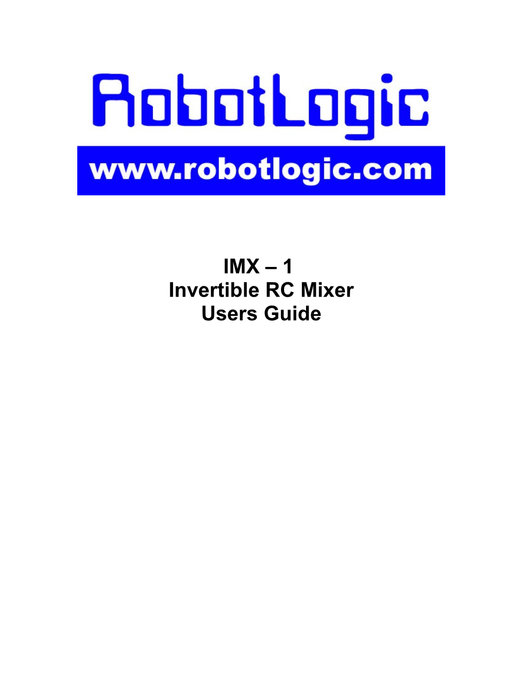 Invertible RC Mixer