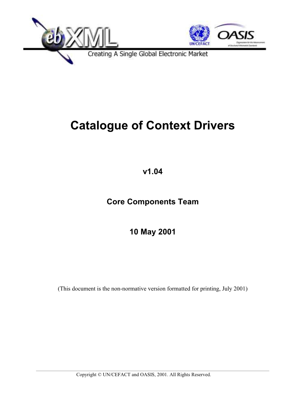 Core Components Teammay 2001
