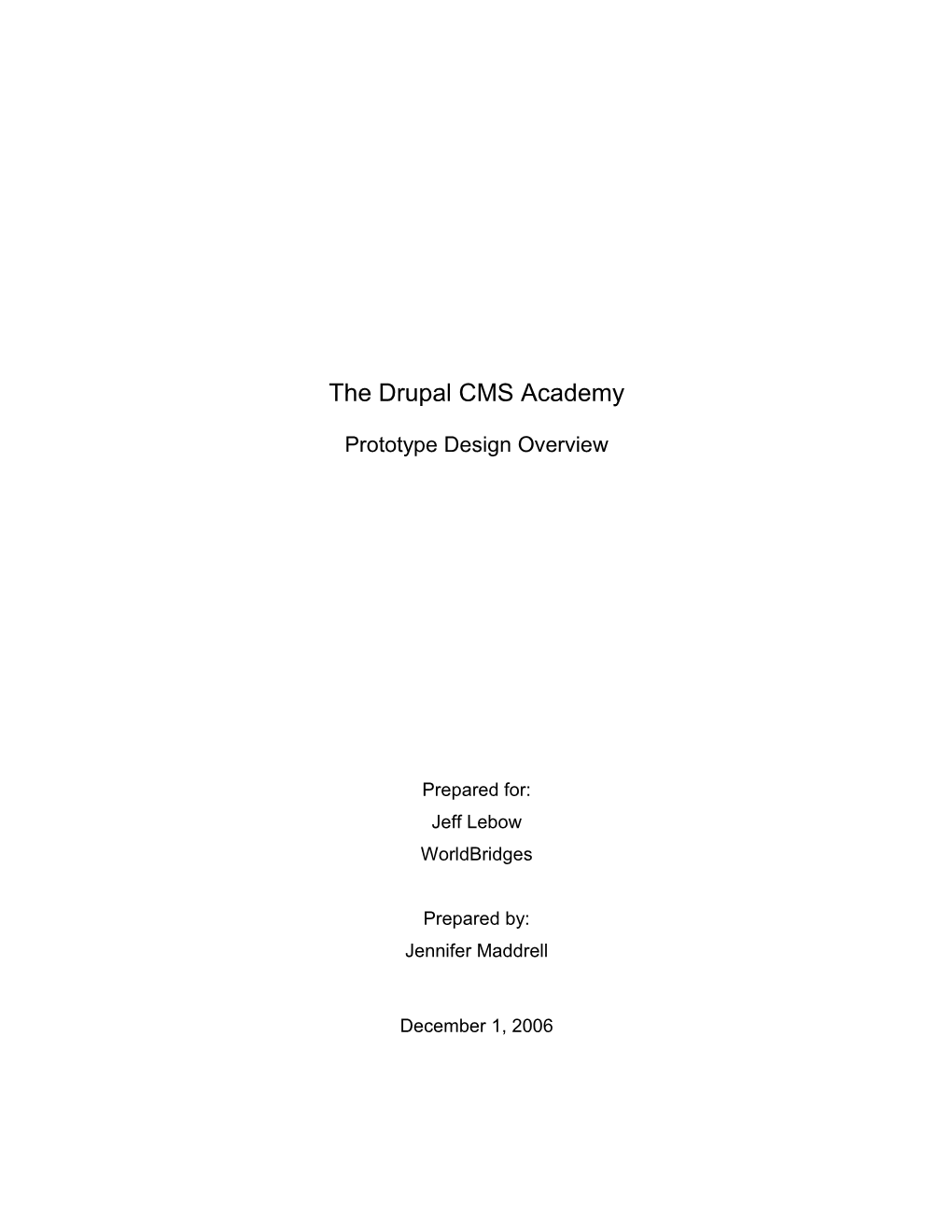 The Drupal CMS Academy