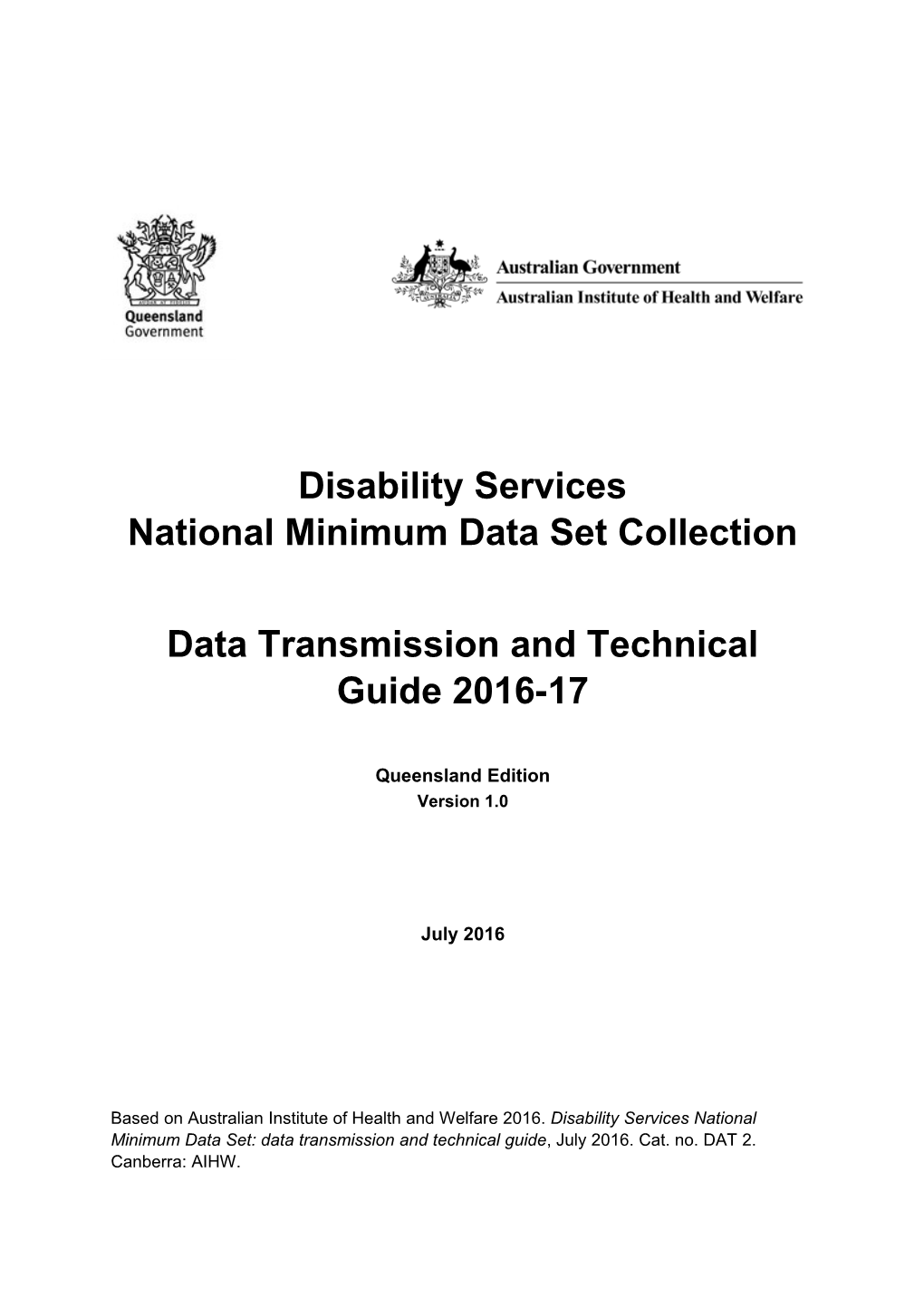 DS NMDS Data Transmission and Technical Guide 2011-12