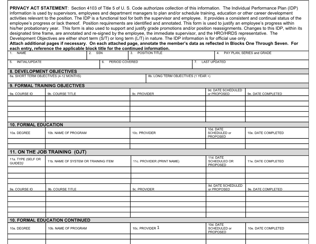 Standing Operating Procedures (Sop) External