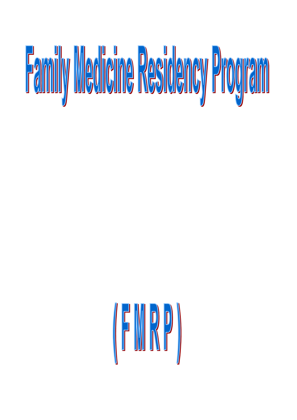 Objectives of Family Medicine Center Rotation