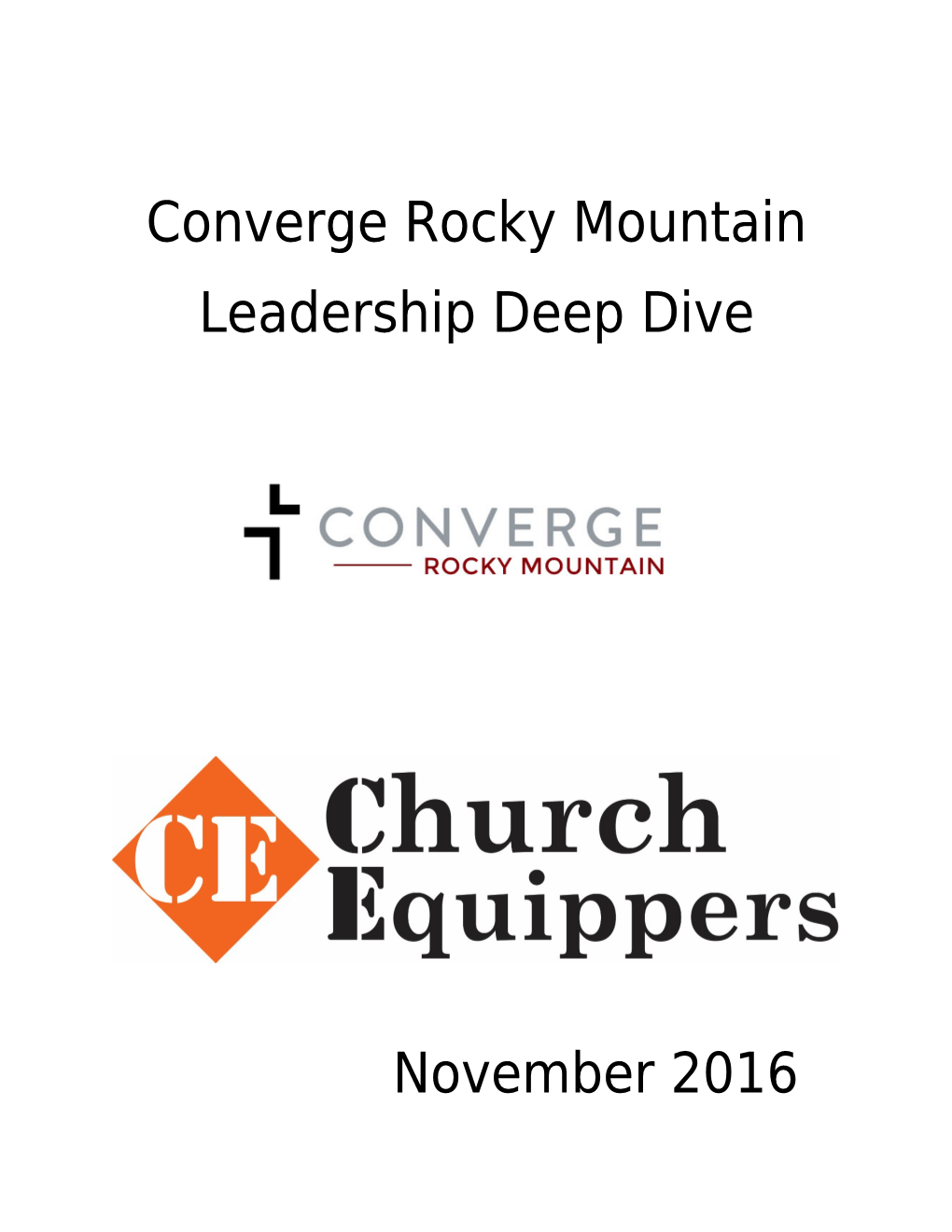 Converge Rocky Mountain
