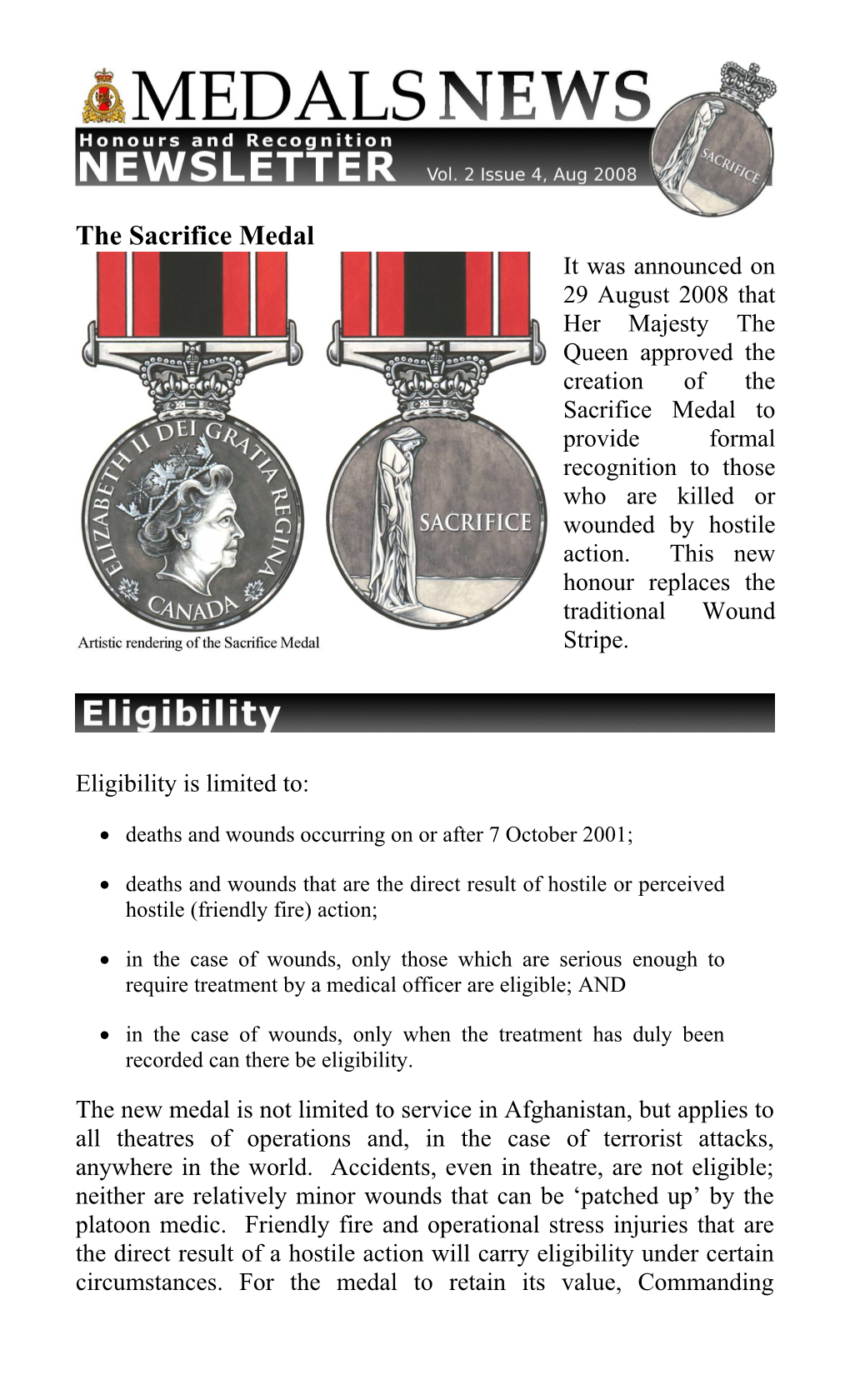 Thesacrifice Medal