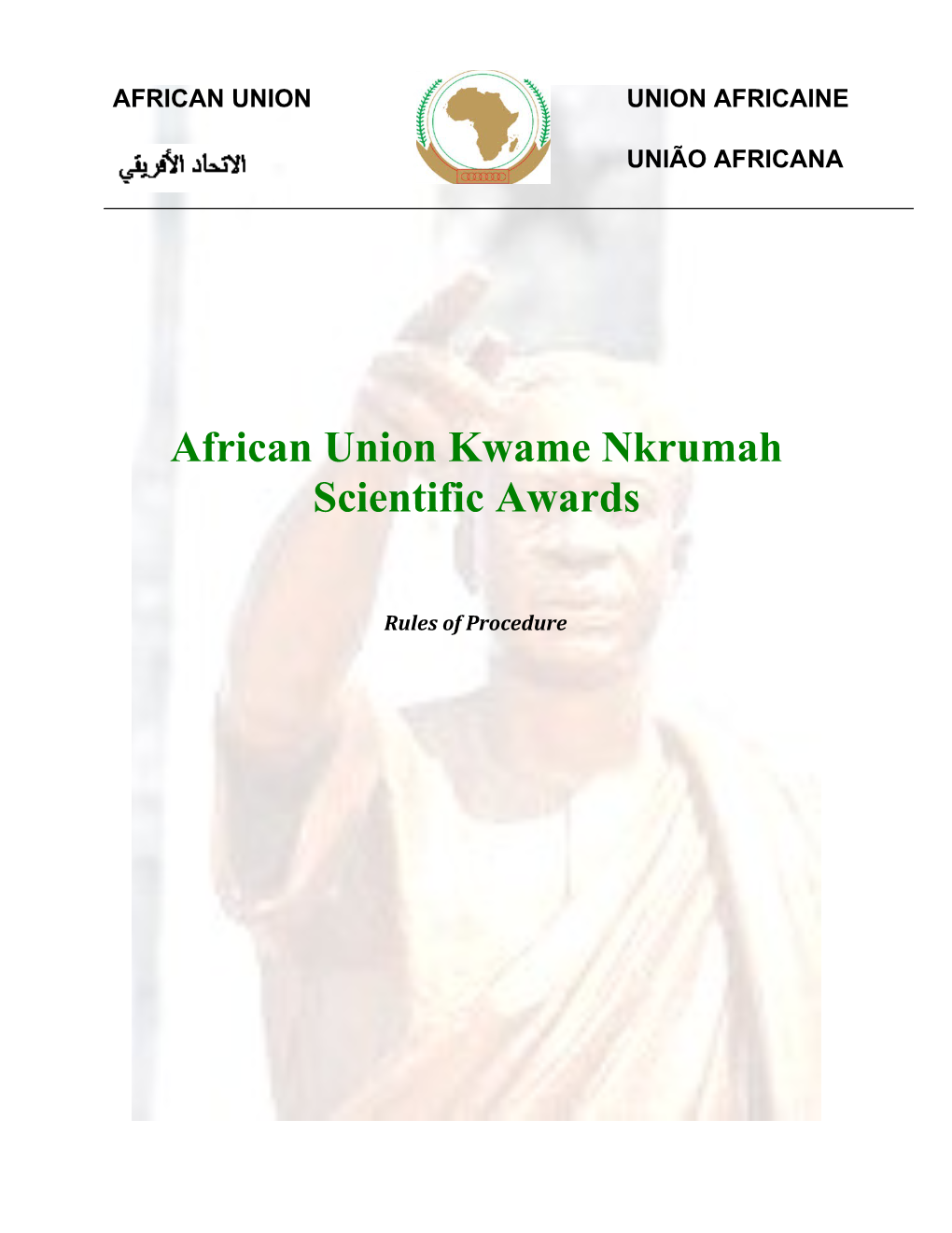 African Union Kwame Nkrumah Scientific Awards