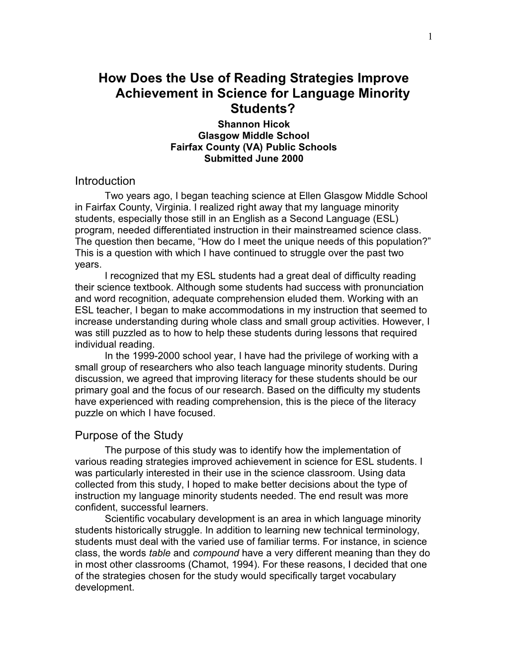 How Does the Use of Reading Strategies Improve Achievement in Science for Language Minority