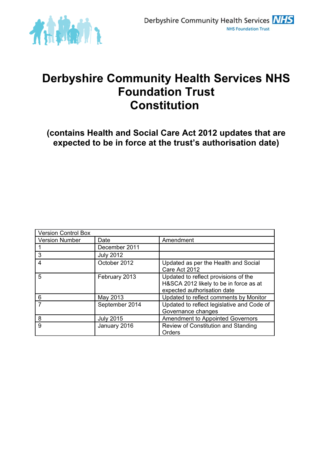Derbyshire Community Health Services NHS Foundation Trust