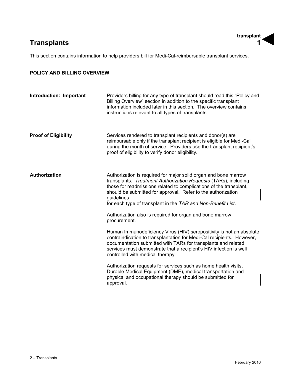 Policy and Billing Overview