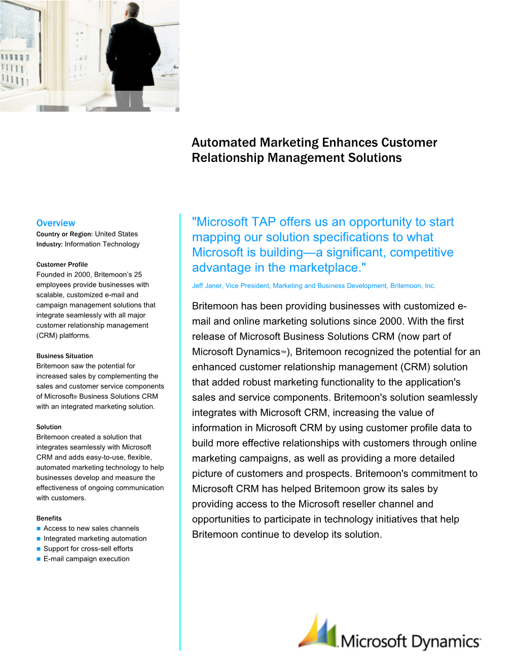 Automated Marketing Enhances Customer Relationship Management Solutions