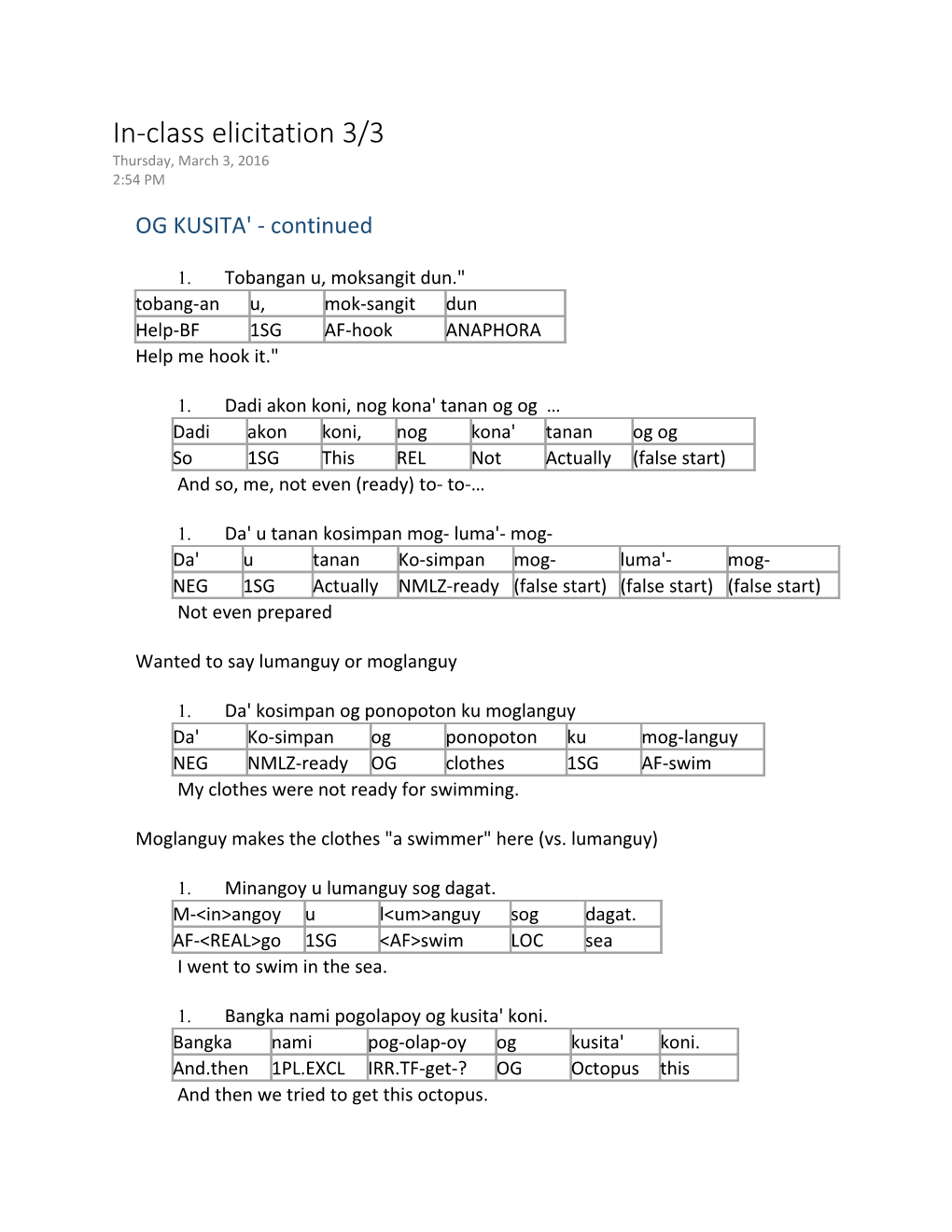 In-Class Elicitation 3/3