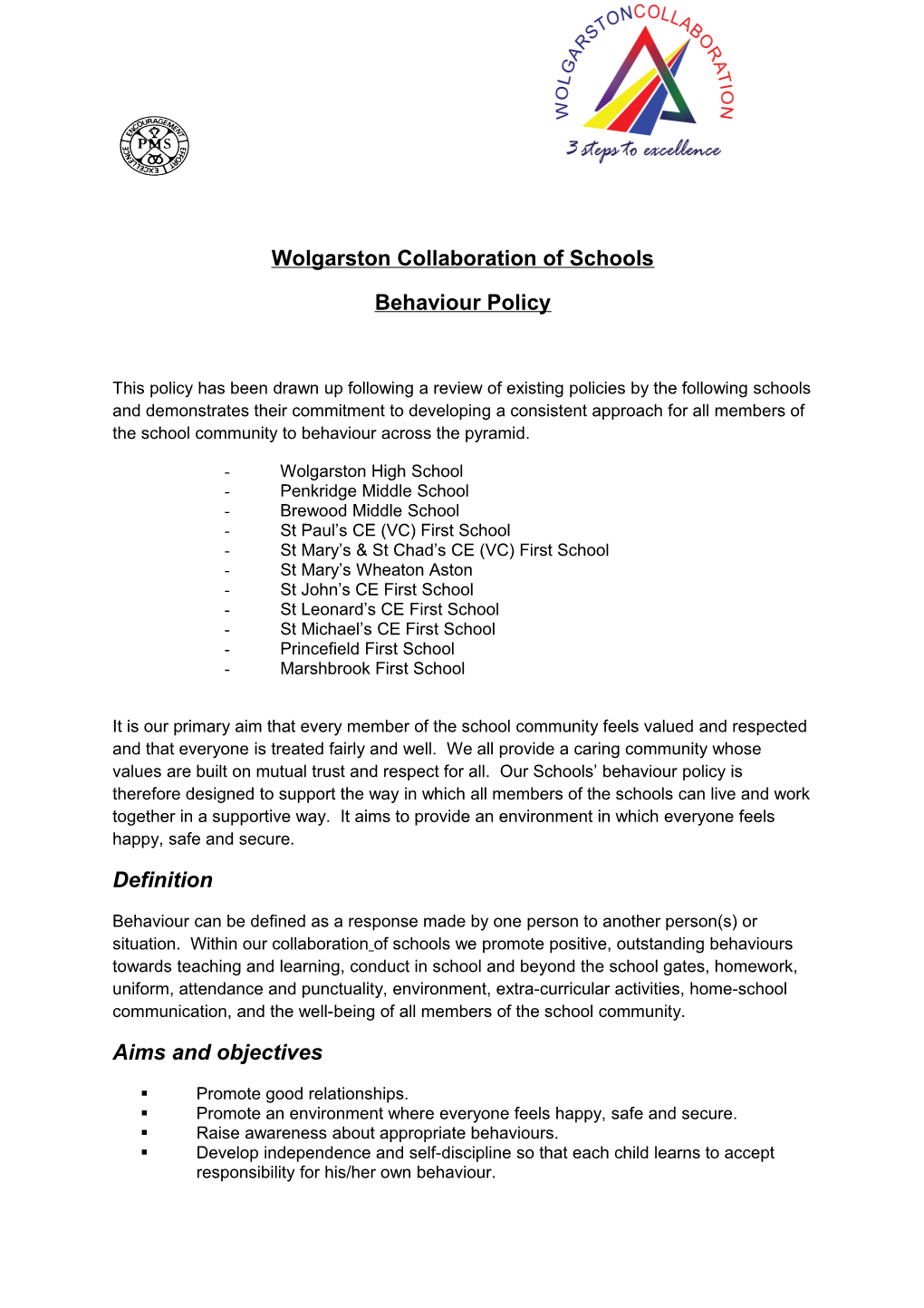 Wolgarston Collaboration of Schools