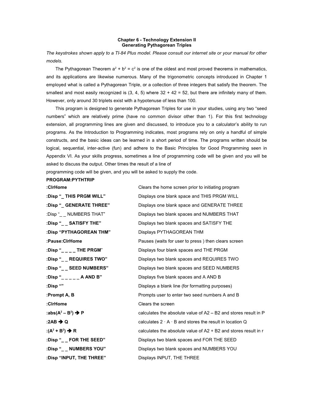 Chapter 6 - Technology Extension II