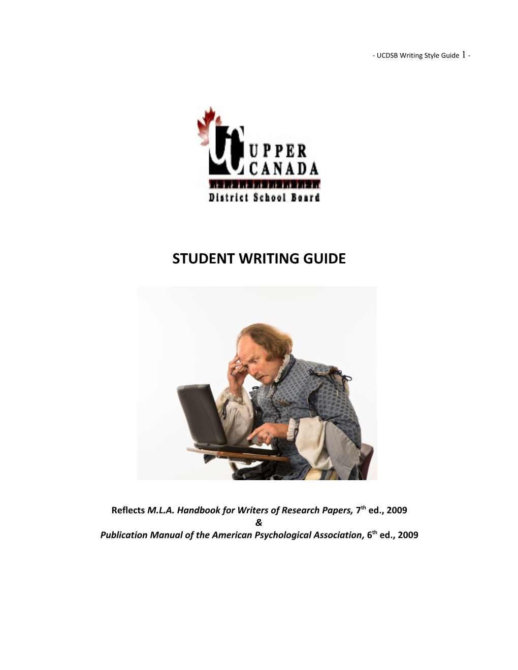 UCDSB Writing Style Guide 1