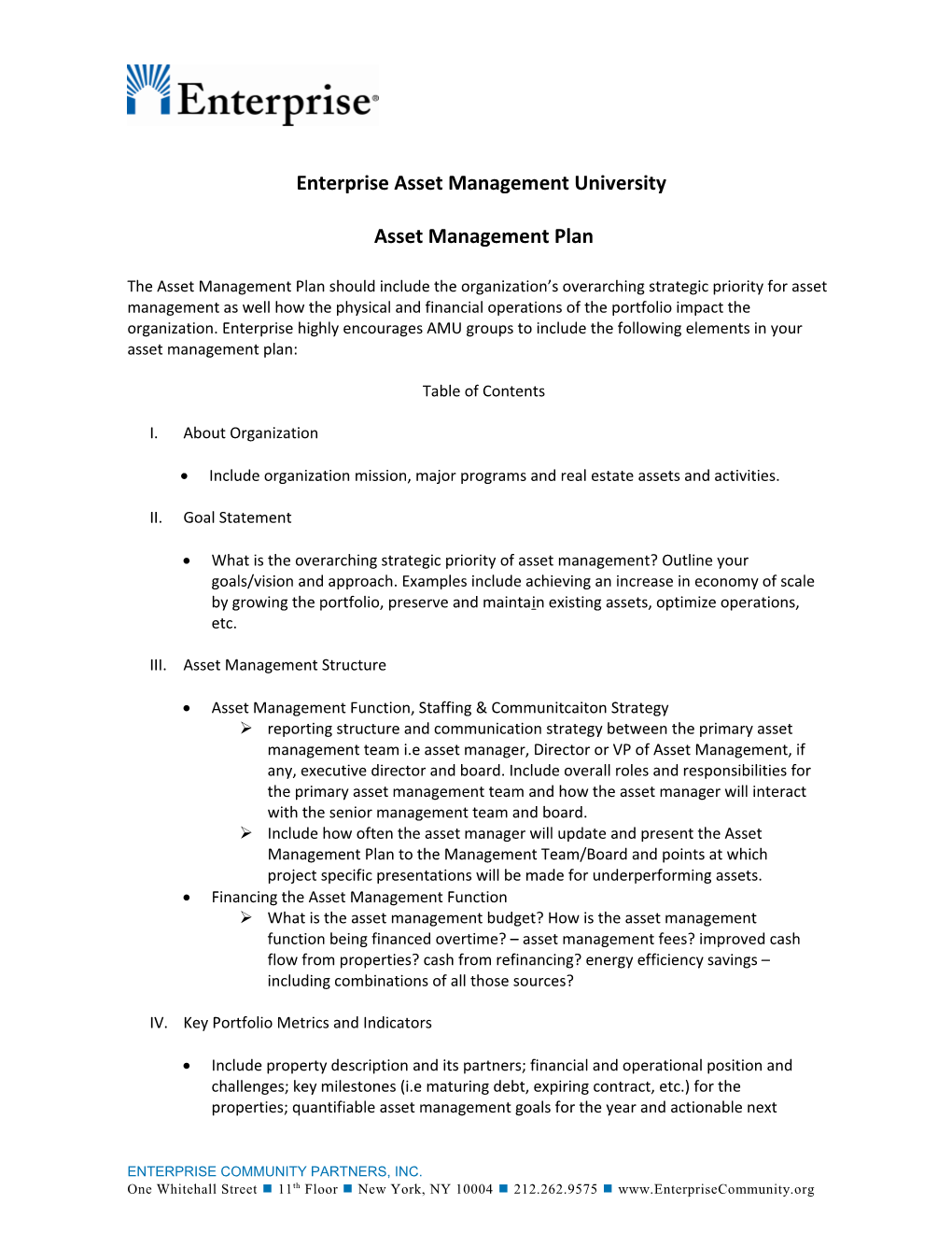 Enterprise Asset Management University