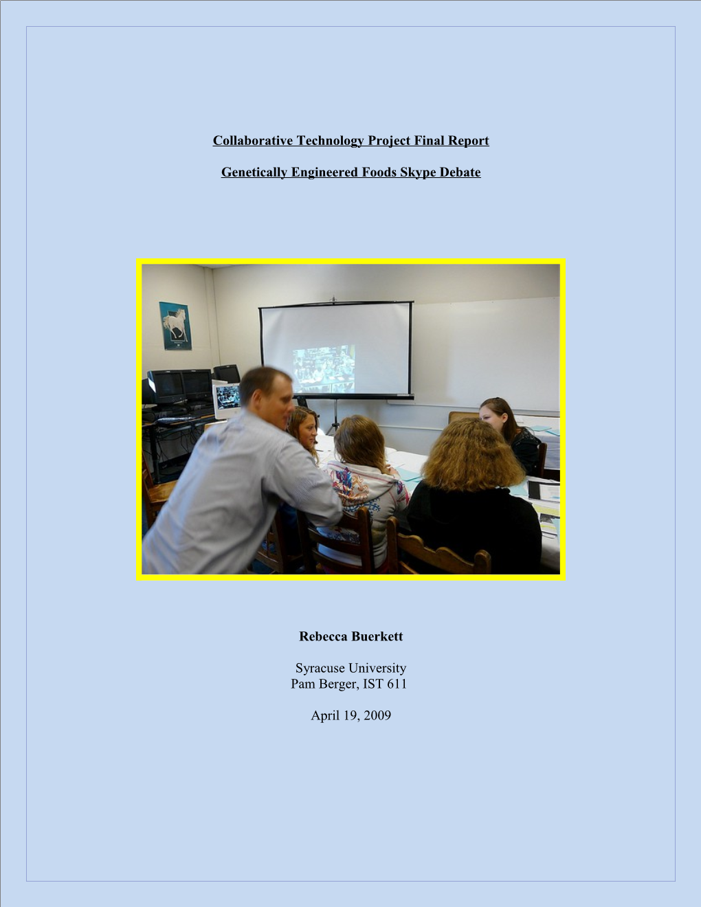 Collaborative Technology Project Final Report