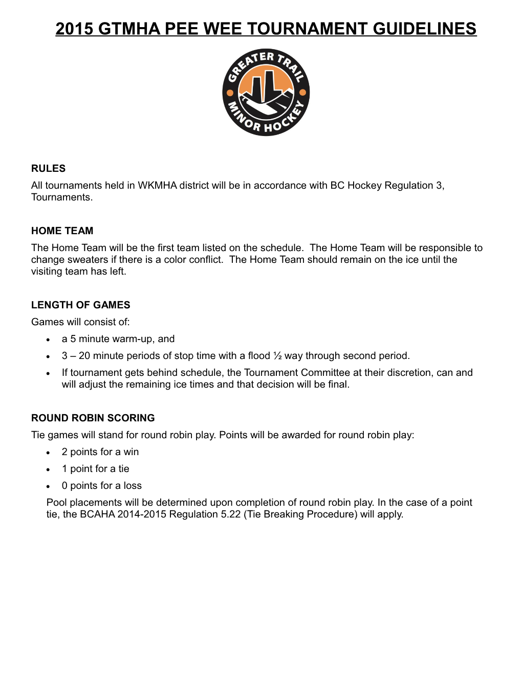 Rtmha Atom Tournament Rules