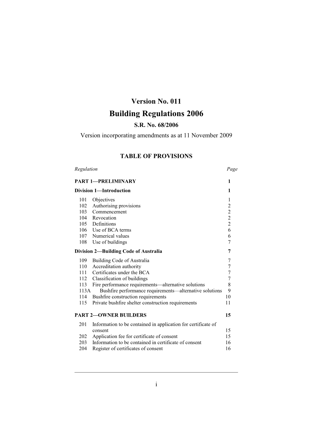 Building Regulations 2006