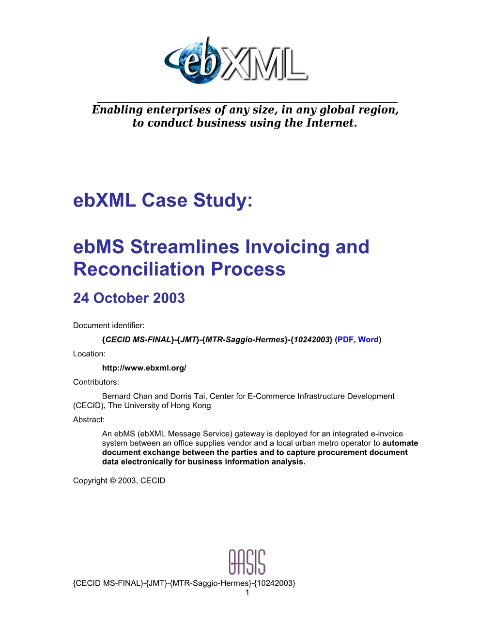 Ebms Streamlines Invoicing and Reconciliation Process