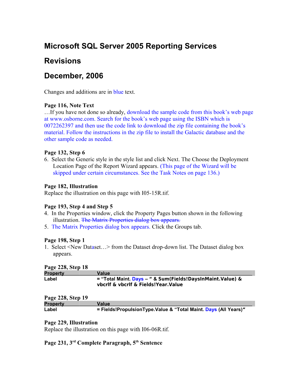 Microsoft SQL Server 2005 Reporting Services