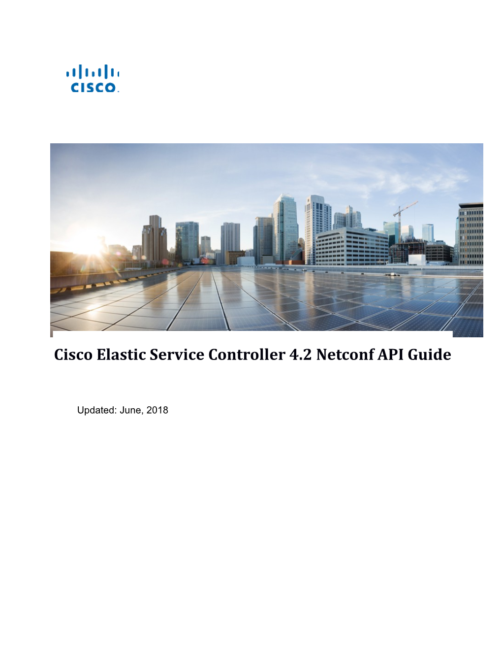 Cisco Elastic Service Controller 4.2 Netconf API Guide