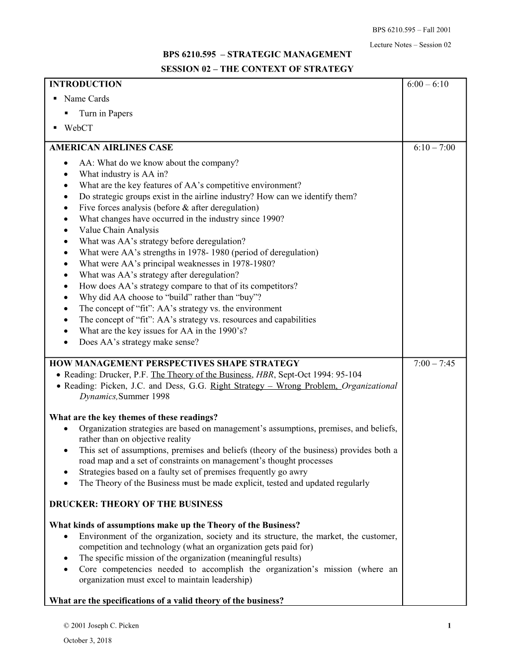 Obbp 6301 Organizational Behavior & Diversity