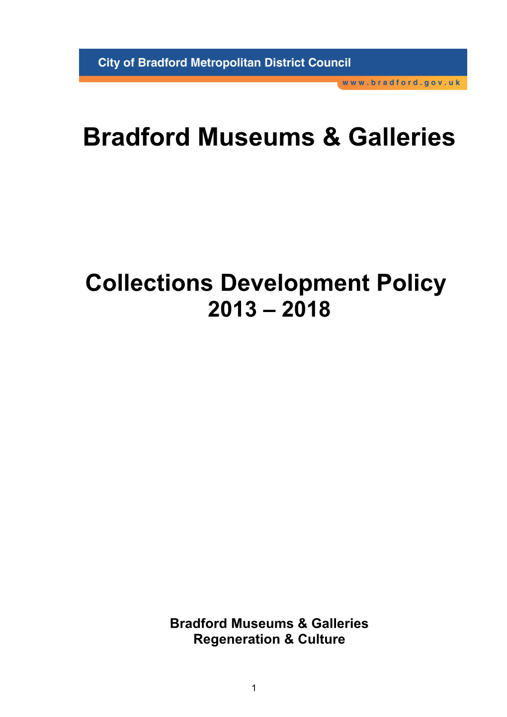 Bradford Museums & Galleries